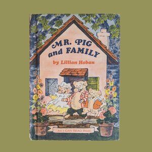 Mr. Pig and Family Vintage I Can Read Hardcover Book